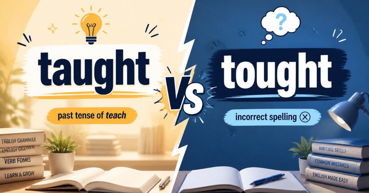 taught vs tought