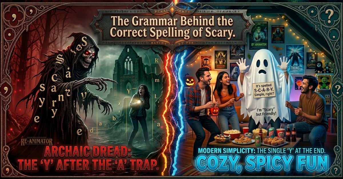 The Grammar Behind the Correct Spelling of Scary