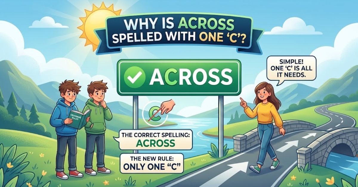 Why Is Across Spelled With One “C”?
