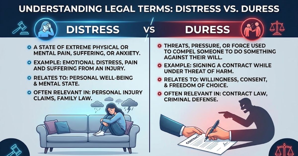 Distress vs Duress