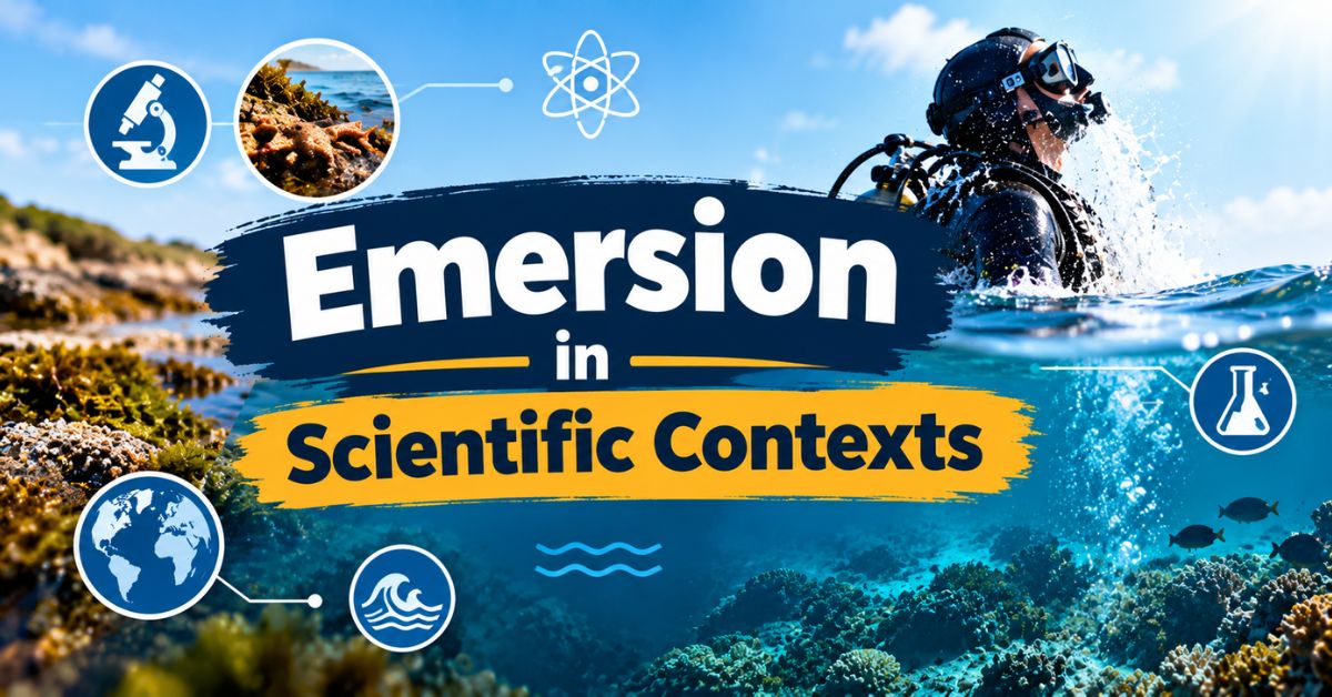 Emersion in Scientific Contexts