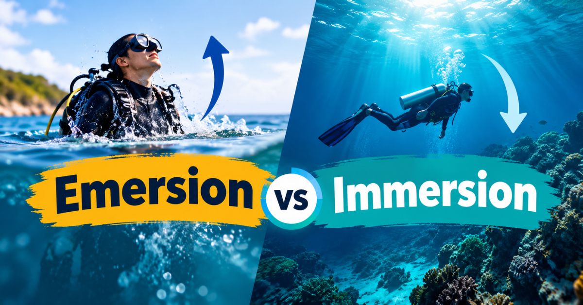 Emersion vs Immersion