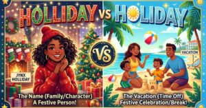 Holliday vs Holiday