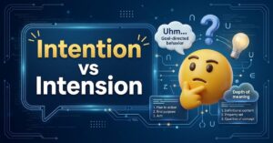 Intention vs Intension