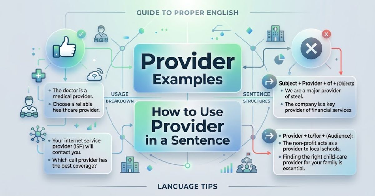 Provider Examples How to Use Provider in a Sentence 