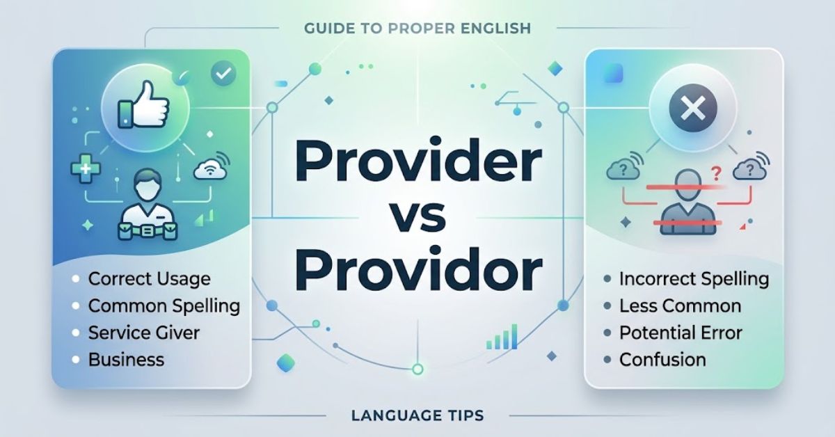Provider vs Providor