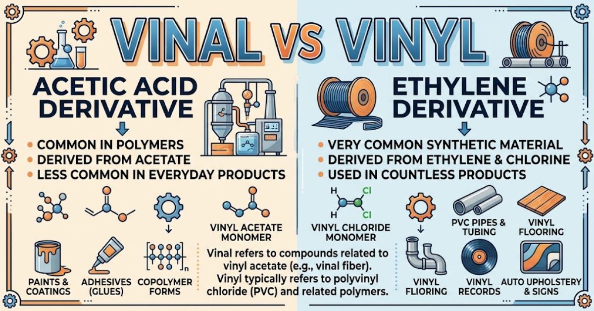 Vinal vs Vinyl